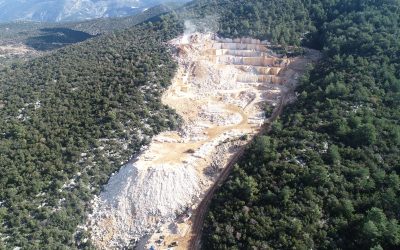 Limestone quarry (wide angle)